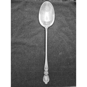 1847 Heritage Rogers Bros. Silver Plated Long Dressing Stuffing Spoon 12.75"